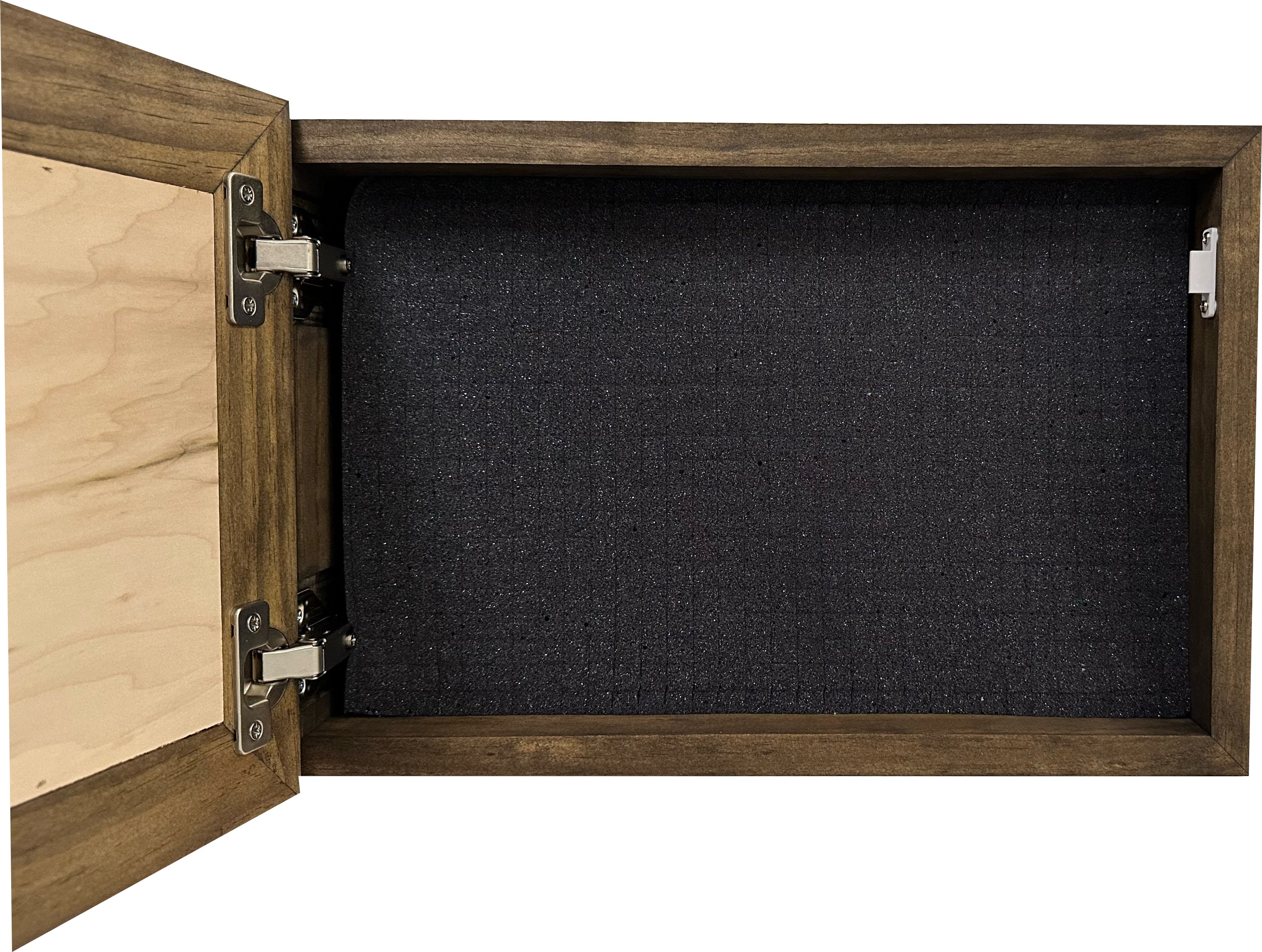 Wood Gun Cabinet Bible Verse Luke 11:21 Wall Decoration - Hidden Gun Safe To Securely Store Your Gun In Plain Sight by Bellewood Designs-Bluelinescg Safety and Security Products and Services