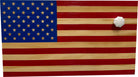 American Flag Decorative & Secure Wall-Mounted Gun Cabinet (Red & Blue)-Bluelinescg Safety and Security Products and Services