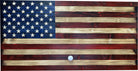 Large American Flag Hidden Gun Storage Cabinet (Red and Blue)-Bluelinescg Safety and Security Products and Services