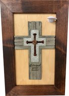 Blessed Beyond Measure Cross Decorative Wall-Mounted Secure Gun Cabinet-Bluelinescg Safety and Security Products and Services