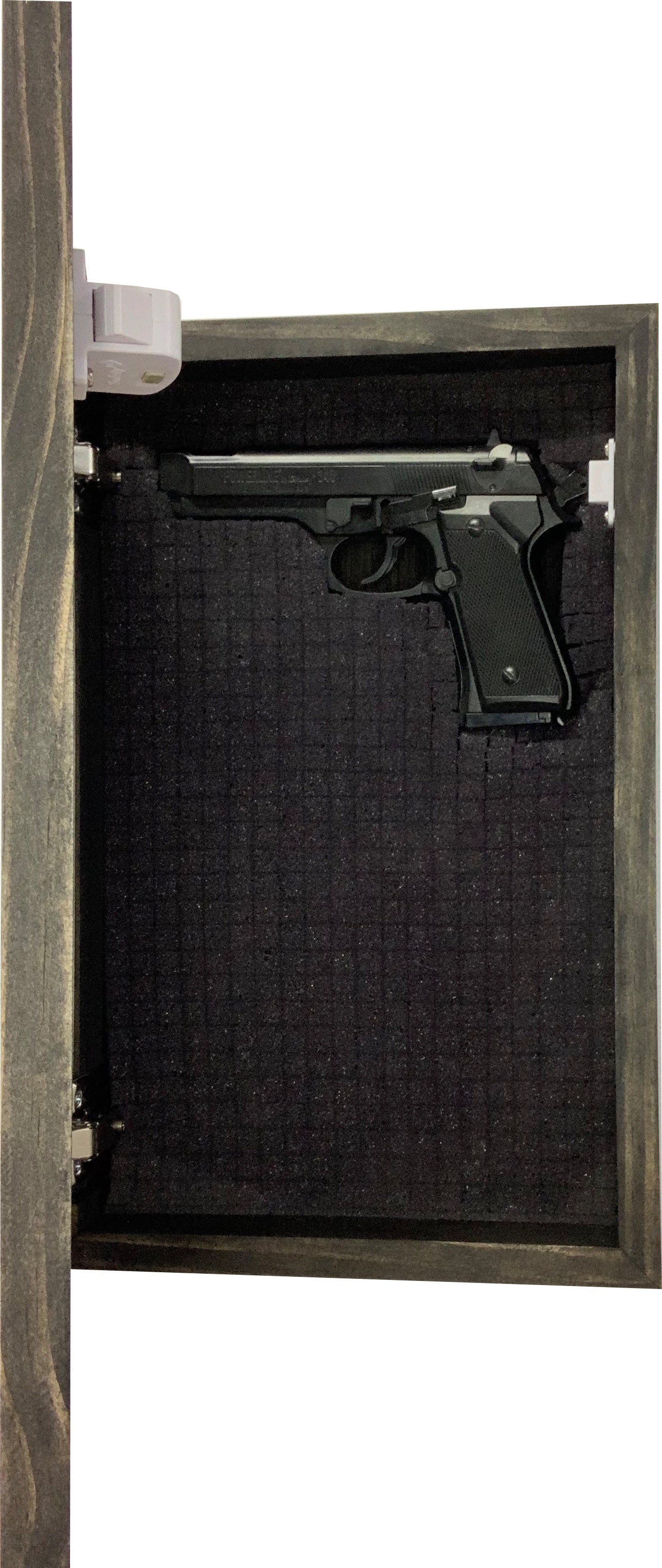 Gothic Skull Giving Middle Finger Decorative Gun Cabinet To Securely Store Your Gun In Any Room!-Bluelinescg Safety and Security Products and Services