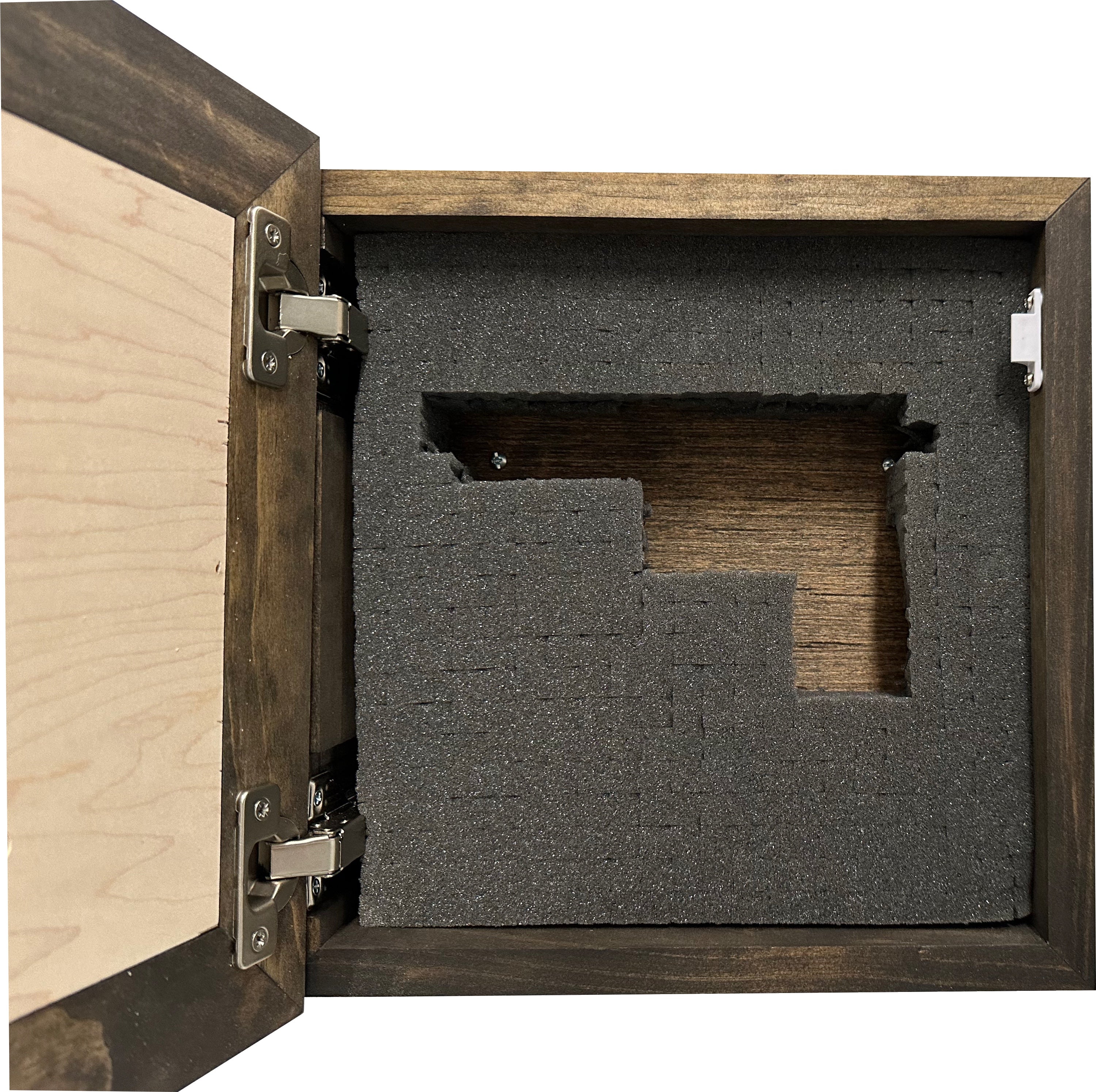 Buck in Nature Decorative Wall-Mounted Gun Cabinet - Gun Safe To Securely Store Your Gun And Other Home Defense Gear-Bluelinescg Safety and Security Products and Services