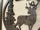 Buck in Nature Decorative Wall-Mounted Gun Cabinet - Gun Safe To Securely Store Your Gun And Other Home Defense Gear-Bluelinescg Safety and Security Products and Services