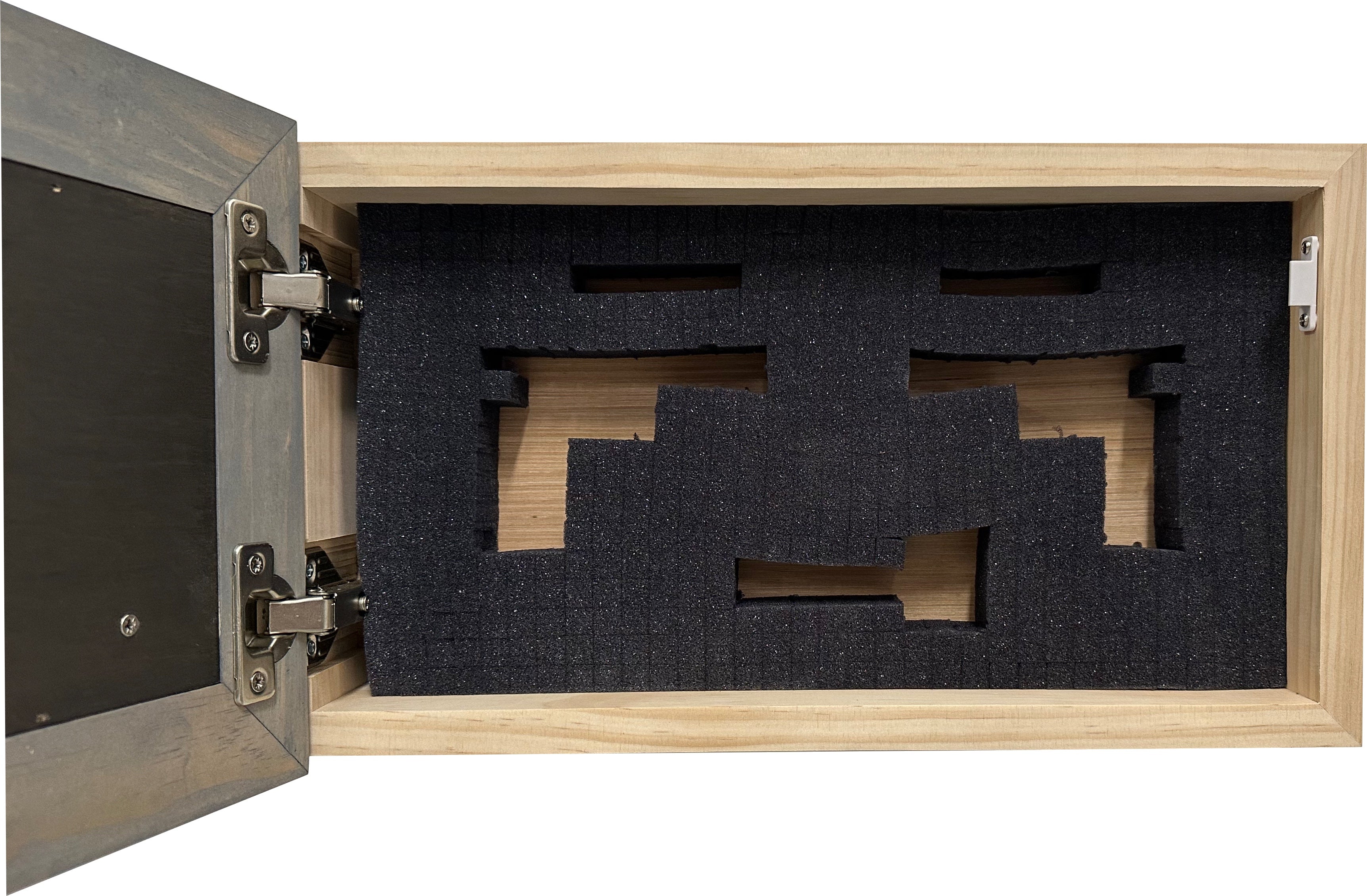 Wall-Mounted Gun Cabinet Wolf Scenery Wall Decoration - Gun Safe To Securely Store Your Gun In Plain Sight-Bluelinescg Safety and Security Products and Services